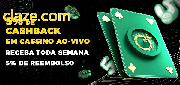 Promoções do cassino ao Vivo claze.com